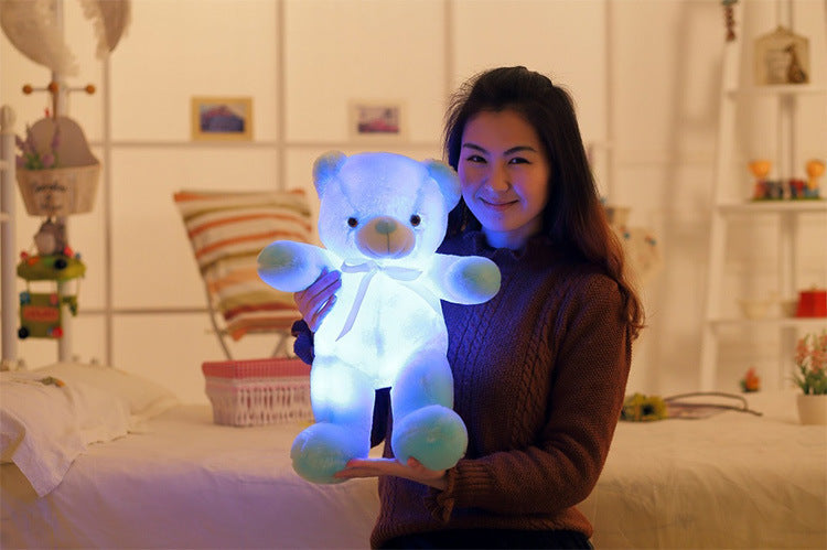 Creative LED Teddy Bear Plush Toy – Light Up Stuffed Animal Gift for Kids