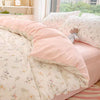 Cotton Bed Sheet & Quilt Cover Four-Piece Set – Modern Bedding in Multiple Sizes
