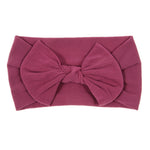 Bohemian Baby Headband – Soft Nylon Bow Hairband for Girls