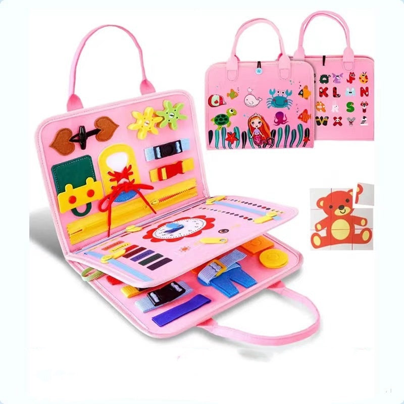 Felt Learning Board – DIY Early Education Activity Toy for Kids