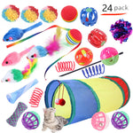 Pet Cat Toy Tunnel Set – Interactive Channel Play for Cats & Kittens