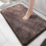 Thickened Anti-Slip Plush Bathroom Mat – Soft, Absorbent & Machine Washable