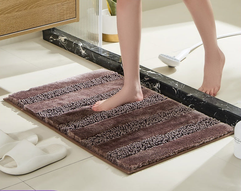 Thickened Anti-Slip Plush Bathroom Mat – Soft, Absorbent & Machine Washable