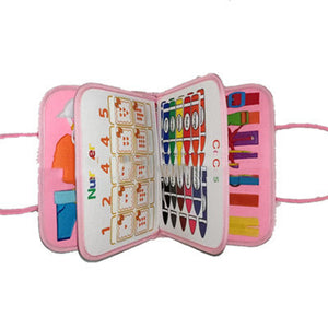 New Busy Book Children’s Sensory Learning Toy – Montessori Busy Board for Toddlers