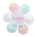 Organic Bamboo Nursing Breast Pads – Washable Breastfeeding Nipple Pads for Moms
