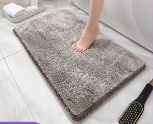 Thickened Anti-Slip Plush Bathroom Mat – Soft, Absorbent & Machine Washable