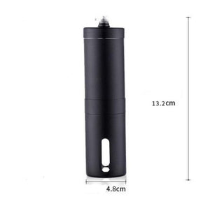 Stainless Steel Hand Coffee Grinder – Ceramic Burr Manual Bean Mill for Fresh Brews