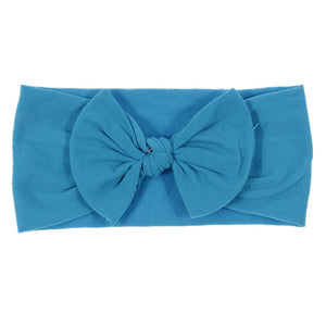Bohemian Baby Headband – Soft Nylon Bow Hairband for Girls