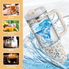 40oz Stainless Steel Coffee Mug with Straw & Handle – Large Capacity Travel Cup
