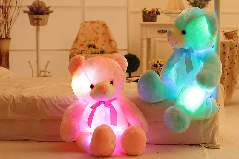 Creative LED Teddy Bear Plush Toy – Light Up Stuffed Animal Gift for Kids