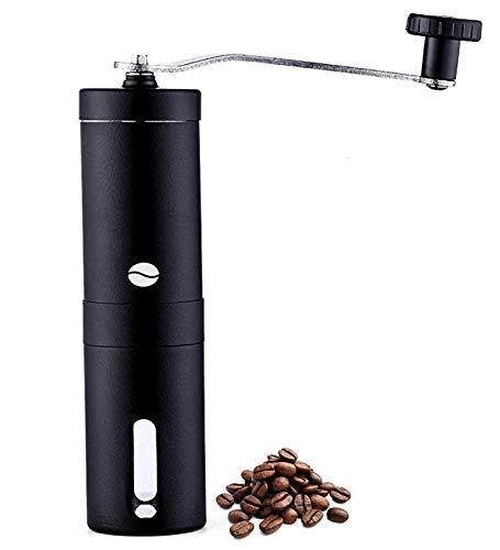 Stainless Steel Hand Coffee Grinder – Ceramic Burr Manual Bean Mill for Fresh Brews