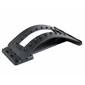 Back Massager – Adjustable Lumbar Massage & Spine Stretcher | Pain Relief Device