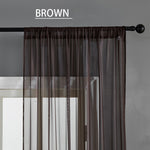 Factory Direct Terylene Window Screen Curtain – Nordic Style Light-Filtering Drapes