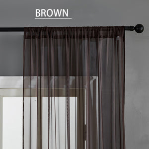 Factory Direct Terylene Window Screen Curtain – Nordic Style Light-Filtering Drapes