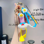 Personalized Sailor Duck Keychain – Cute PVC Cartoon Bag & Key Accessory