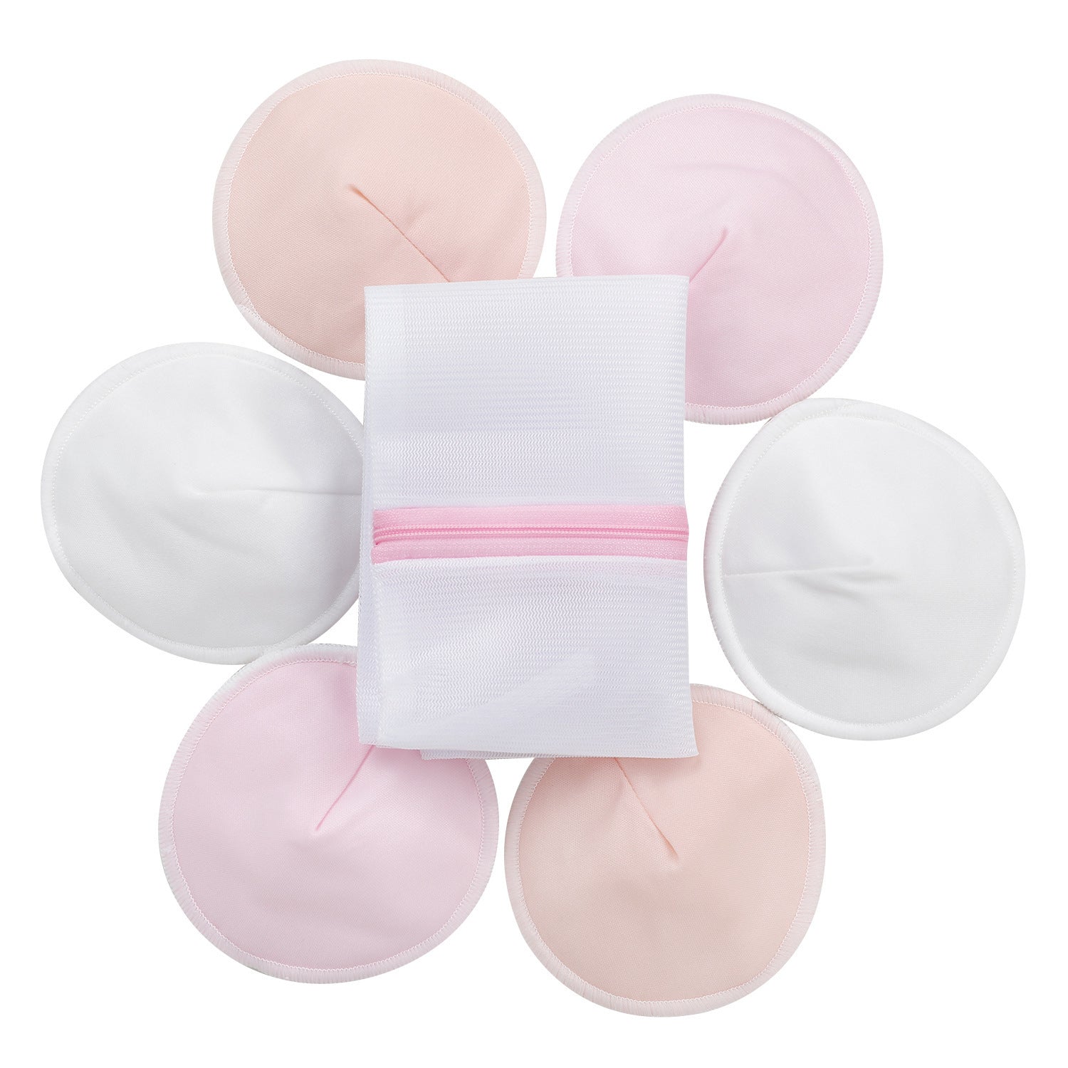 Organic Bamboo Nursing Breast Pads – Washable Breastfeeding Nipple Pads for Moms