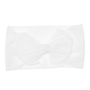 Bohemian Baby Headband – Soft Nylon Bow Hairband for Girls