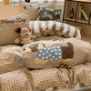 Luxury Cotton Embroidery Four-Piece Bedding Set – Soft, Breathable & Elegant Design