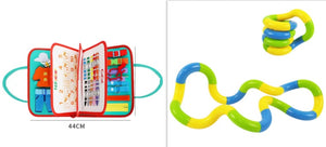 New Busy Book Children’s Sensory Learning Toy – Montessori Busy Board for Toddlers