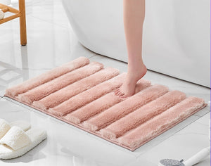 Thickened Anti-Slip Plush Bathroom Mat – Soft, Absorbent & Machine Washable