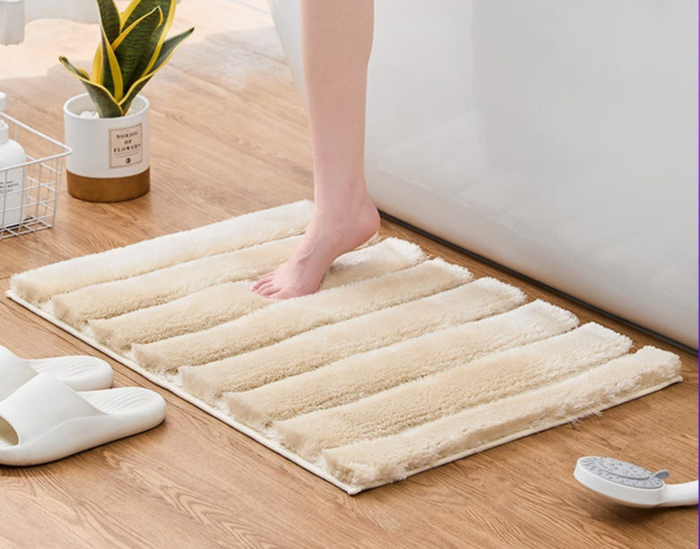 Thickened Anti-Slip Plush Bathroom Mat – Soft, Absorbent & Machine Washable