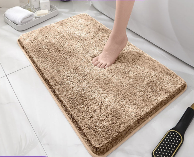 Thickened Anti-Slip Plush Bathroom Mat – Soft, Absorbent & Machine Washable