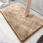Thickened Anti-Slip Plush Bathroom Mat – Soft, Absorbent & Machine Washable