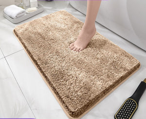 Thickened Anti-Slip Plush Bathroom Mat – Soft, Absorbent & Machine Washable