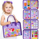 New Busy Book Children’s Sensory Learning Toy – Montessori Busy Board for Toddlers