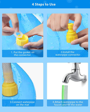 Kids Water Spray Splash Pad – Durable Outdoor Sprinkle Play Mat for Summer Fun