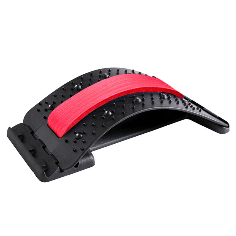 Back Massager – Adjustable Lumbar Massage & Spine Stretcher | Pain Relief Device