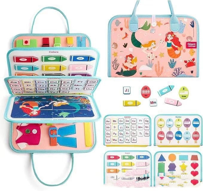 Felt Learning Board – DIY Early Education Activity Toy for Kids