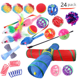 Pet Cat Toy Tunnel Set – Interactive Channel Play for Cats & Kittens