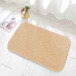 Bathroom Absorbent Floor Mat – Soft Flannel, Non-Slip, Quick-Dry & Stylish