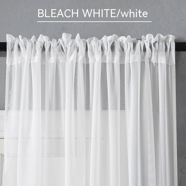 Factory Direct Terylene Window Screen Curtain – Nordic Style Light-Filtering Drapes