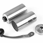 Stainless Steel Hand Coffee Grinder – Ceramic Burr Manual Bean Mill for Fresh Brews