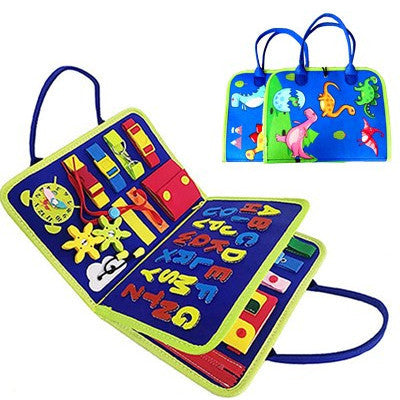 New Busy Book Children’s Sensory Learning Toy – Montessori Busy Board for Toddlers