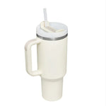 40oz Personalized Stainless Steel Coffee Tumbler – Insulated Travel Mug with Handle