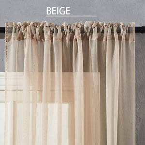 Factory Direct Terylene Window Screen Curtain – Nordic Style Light-Filtering Drapes