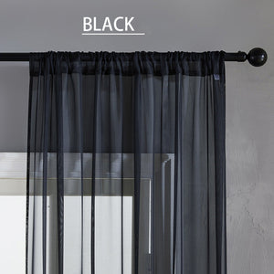 Factory Direct Terylene Window Screen Curtain – Nordic Style Light-Filtering Drapes