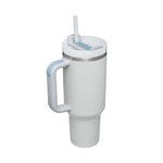 40oz Personalized Stainless Steel Coffee Tumbler – Insulated Travel Mug with Handle