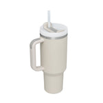 40oz Personalized Stainless Steel Coffee Tumbler – Insulated Travel Mug with Handle