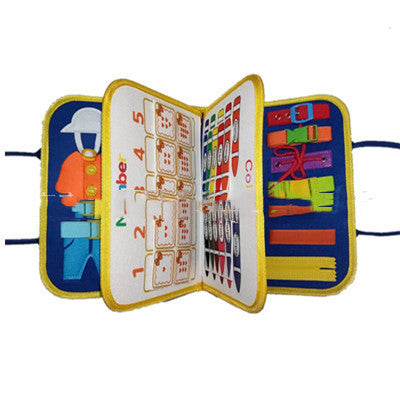 New Busy Book Children’s Sensory Learning Toy – Montessori Busy Board for Toddlers