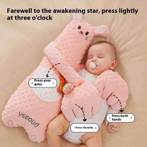 W9Q Wenou Baby Hug Soothing Sleep Pillow – Anti-Startle Plush Palm Doll for Kids