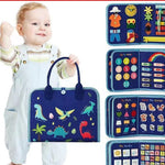 New Busy Book Children’s Sensory Learning Toy – Montessori Busy Board for Toddlers