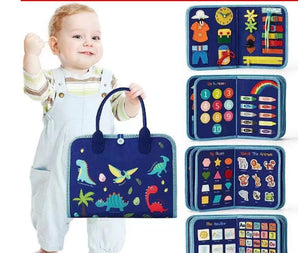 New Busy Book Children’s Sensory Learning Toy – Montessori Busy Board for Toddlers