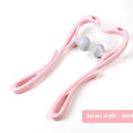 Multifunctional 6-Roller Neck Massager | Manual Massage Tool for Pain Relief