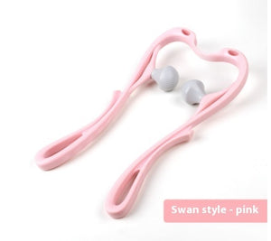 Multifunctional 6-Roller Neck Massager | Manual Massage Tool for Pain Relief