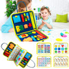 New Busy Book Children’s Sensory Learning Toy – Montessori Busy Board for Toddlers