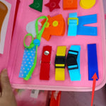 New Busy Book Children’s Sensory Learning Toy – Montessori Busy Board for Toddlers